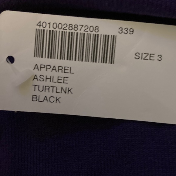 NWT Chico’s wild grape Emerson and Black Ashlee Turtleneck Sweaters - Picture 3 of 6